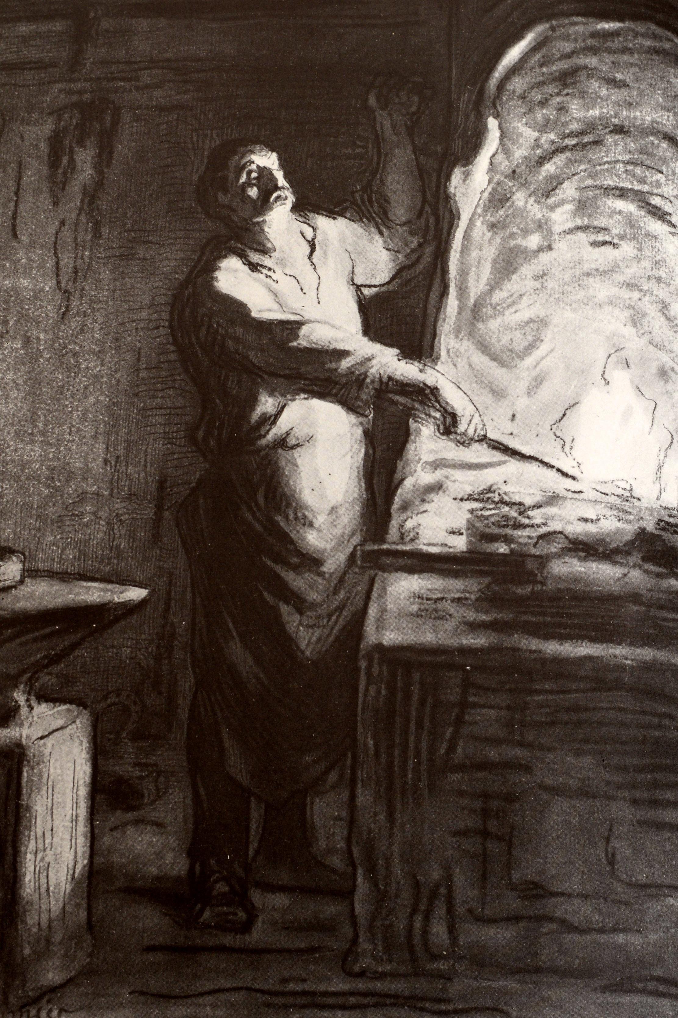 Honore Daumier, Catalogue Raisonn of the Paintings Aquarelle und Zeichnungen im Angebot 12