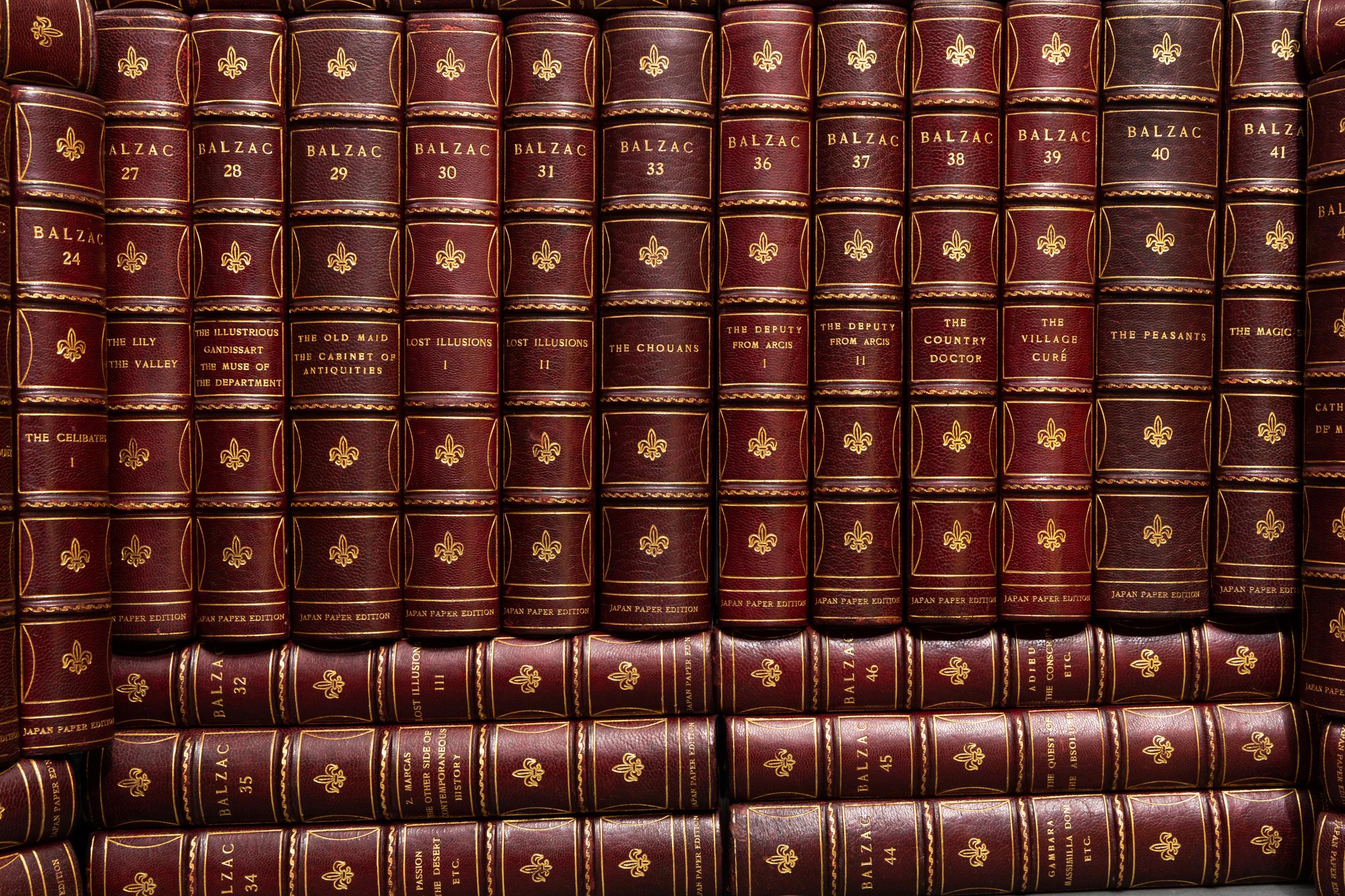 53 Volumes. Honore De Balzac. The Complete Works. 