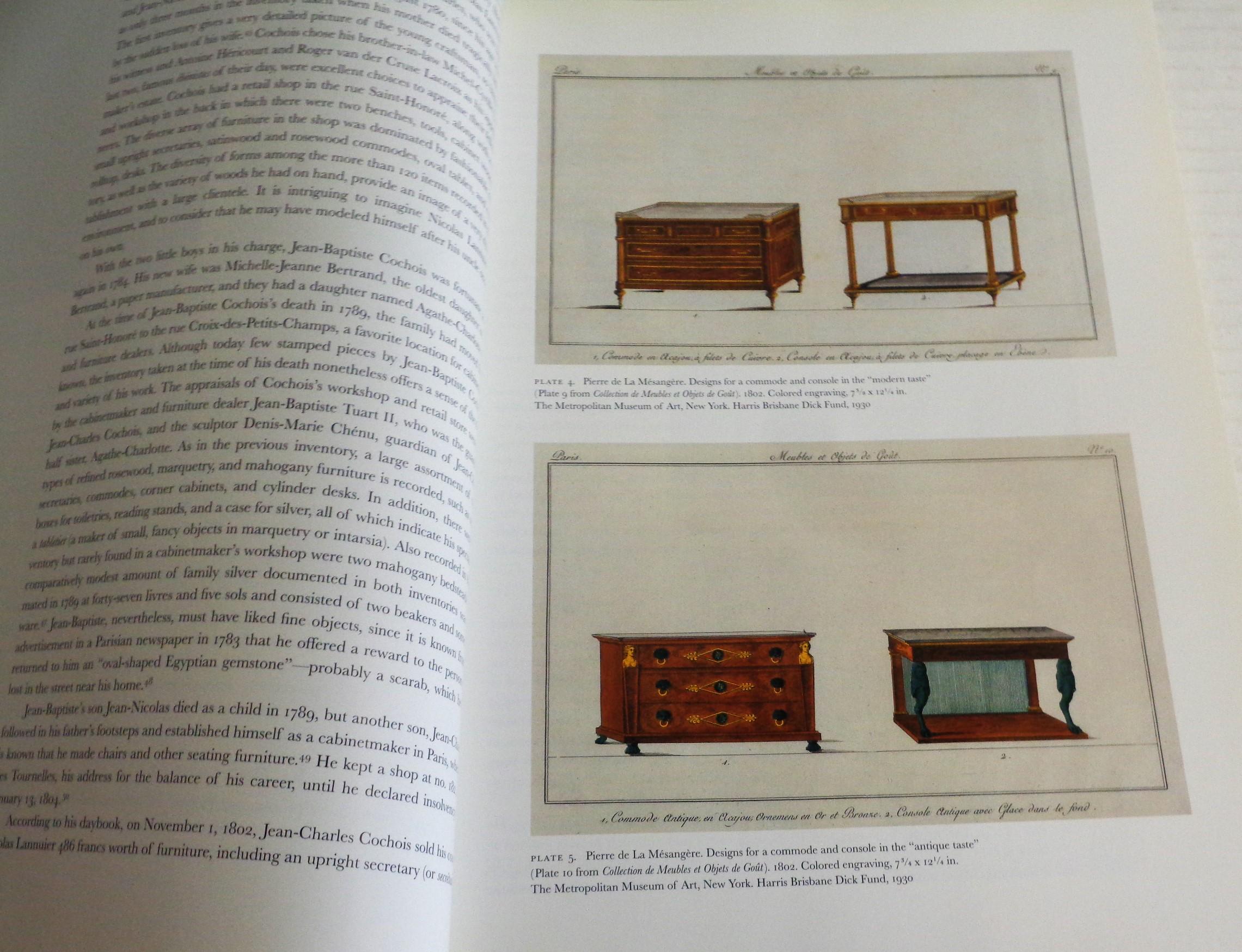 Paper HONORE LANNUIER: Cabinetmaker From Paris - 1998 The Metropolitan Museum Of Art For Sale