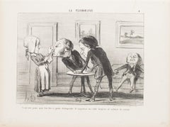 Ce qui nous prouve (...) -  Litografía de Honoré Daumier  - 1853