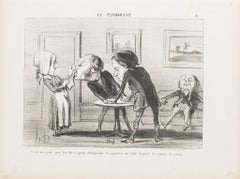 Ce qui nous prouve (...) –  Lithographie von Honoré Daumier  - 1853