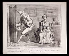 Ces Bons Parisiens - Lithograph by Honoré Daumier - 1859