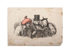 Charges du Jour – Originallithographie nach H. Daumier – Charges du Jour – 1860