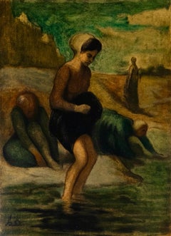 Daumier, Au bord de l'eau, Les Réalistes Lyriques (d'après)