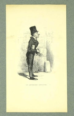 Le Defenseur Officieux - Lithograph by Honoré Daumier - 1880