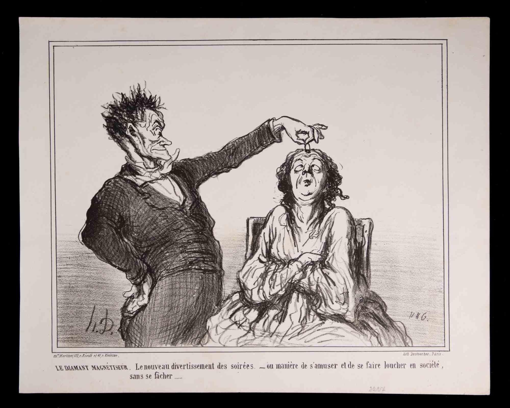 Litografía realizada por Daumier en 1859.

Pertenece a la Serie "Actualités".

Ref. Delteil 3227

Muy buen estado.