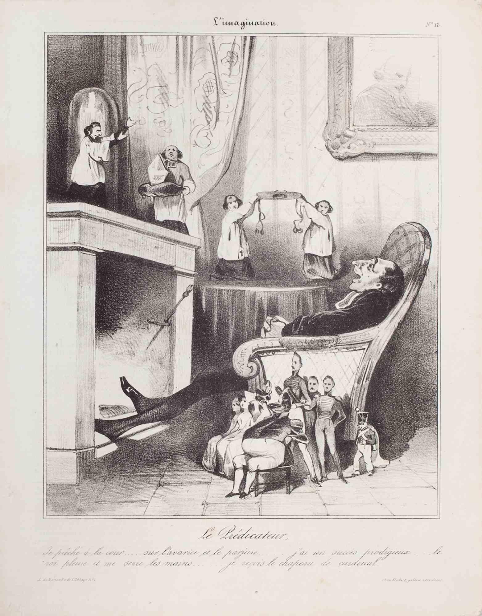 Muy buena prueba perteneciente a la Edición Charivari.

Zorros dispersos, por lo demás en buen estado.

Sello de aduanas.

Buenos márgenes. 

Ref. Delteil 41. 

