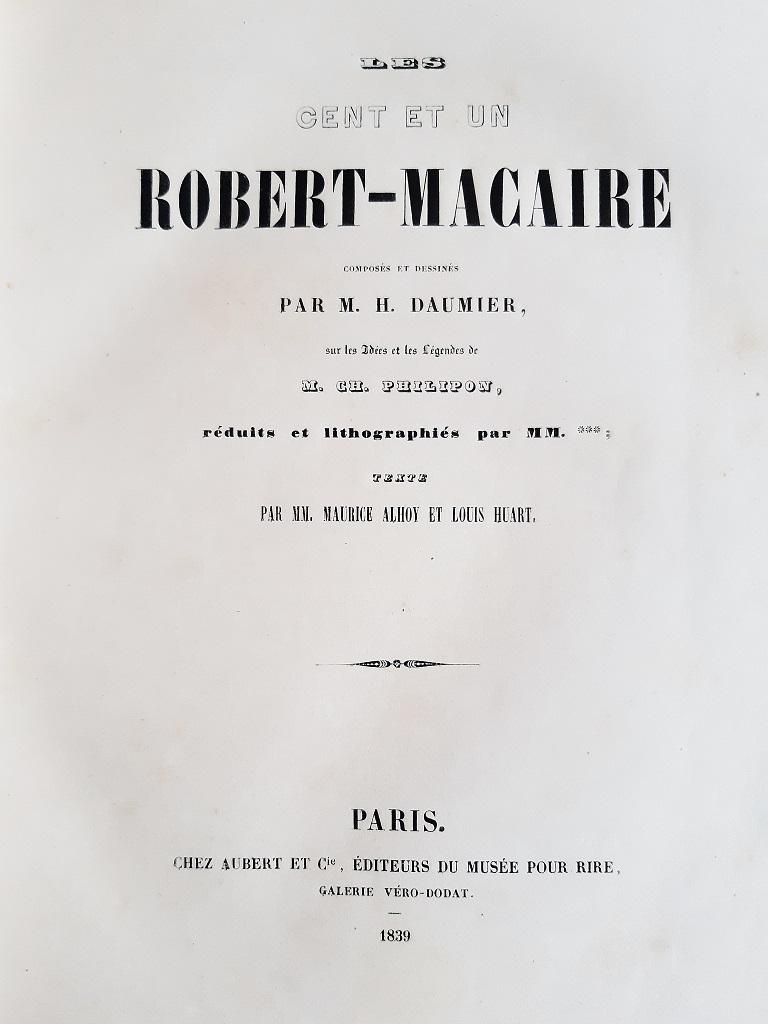 Les Cent et un Robert-Macaire - Rare Book Illustrated by Honoré Daumier - 1839 2