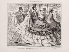 L'Exposition Universelle - Litografía de Honoré Daumier - 1855