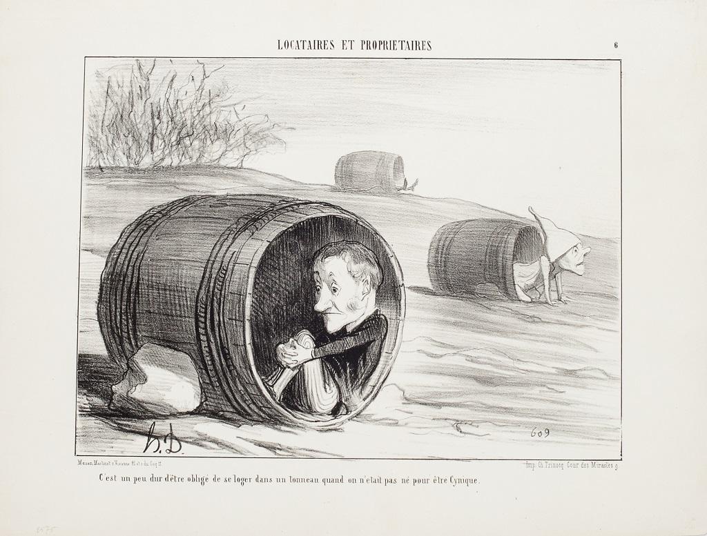 Locataires et Propriétaires - Suite completa de Honoré Daumier - 1854 en venta 4