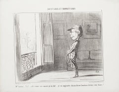 Locataires et Propriétaires - Complete Suite by Honoré Daumier - 1854