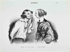 "Macédoine", Nr. 11 - Lithographie von Honoré Daumier - Mitte des 19.