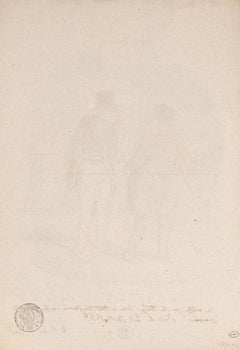 Pouvez Vous me Recevoir à Diner ce Soir? - Lithograph by H. Daumier - 1850s