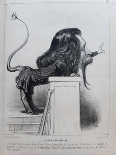 Scènes Parlementaires - Libro raro illustrato da Honoré Daumier - 1850