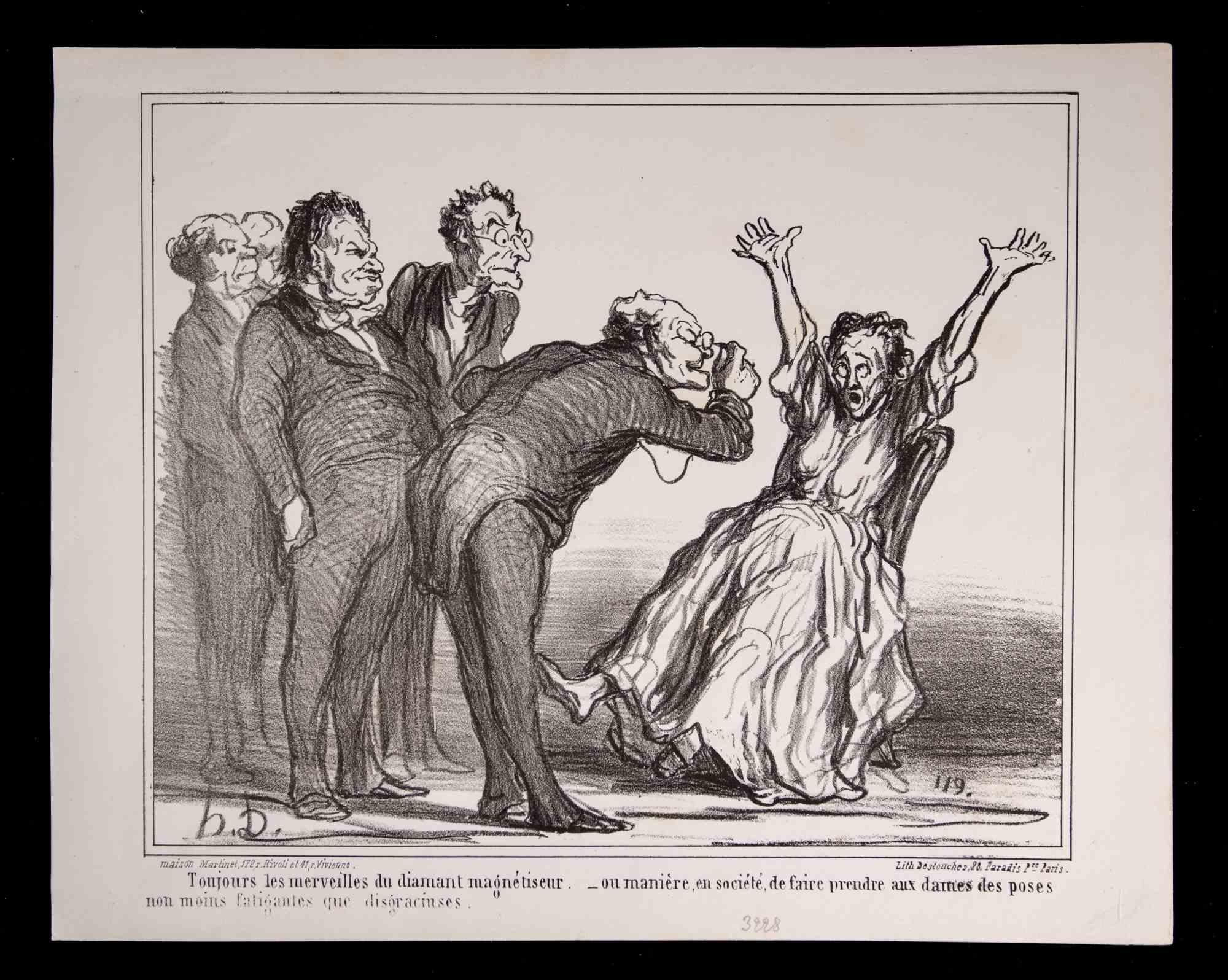 Litografia realizzata da Daumier nel 1859.

Appartiene alla serie "Actualités".

Rif. Delteil 3228

Ottime condizioni.