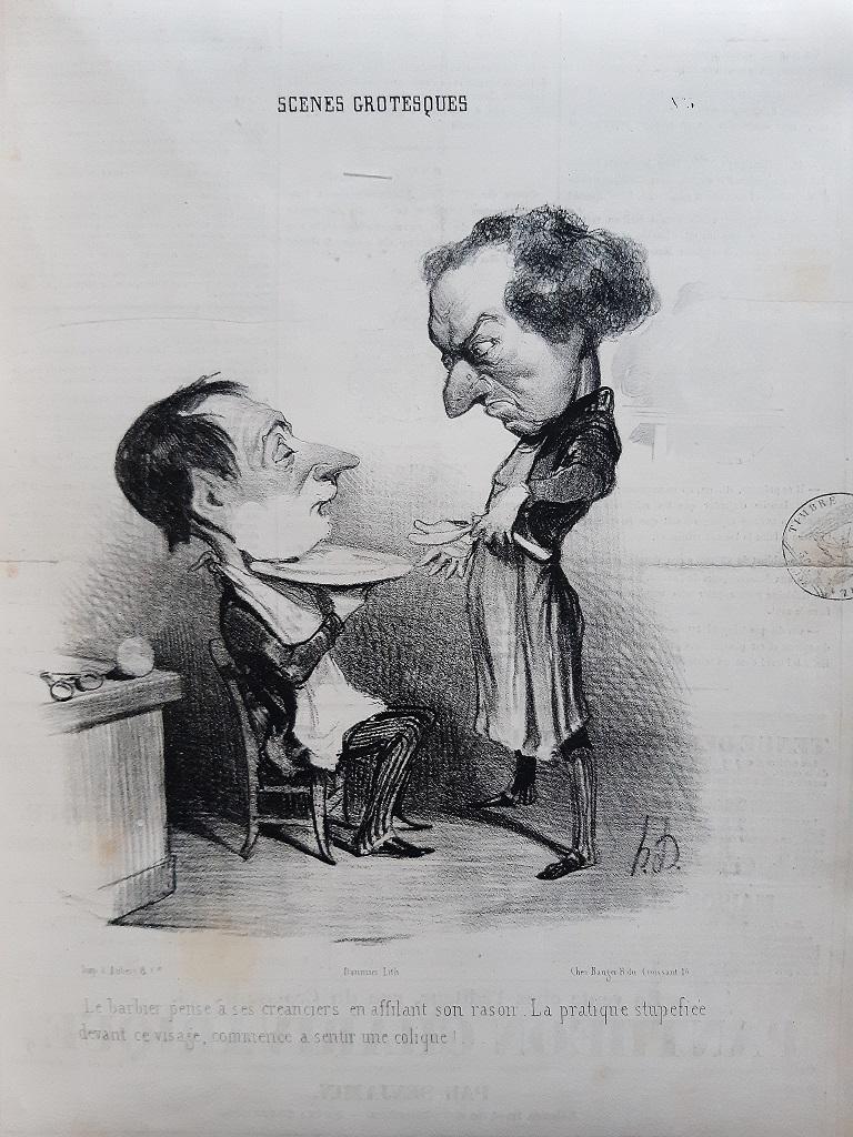 Tout ce qu'on Voudra II - Livre rare illustré par Honor Daumier - 1850 - Moderne Art par Honoré Daumier