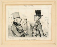Voilà... - Litografia originale - 1839