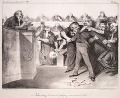 Vous avez la parole, expliquez-vous, vous etes libre - 1830s - Honoré Daumier 