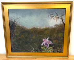 After Martin Johnson Heade: Tropical Orchid, South American Landscape