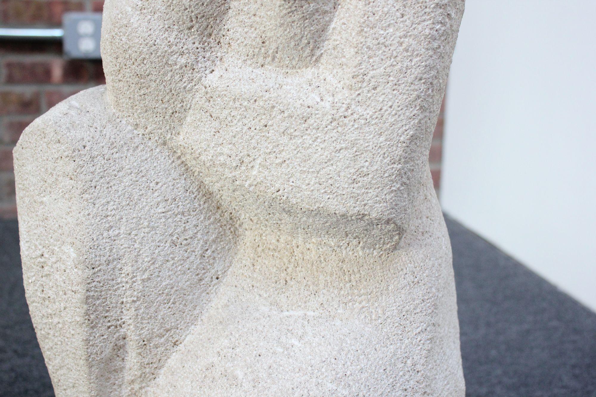 Honorio García Condoy Carved Stone Figurative Sculpture For Sale 8