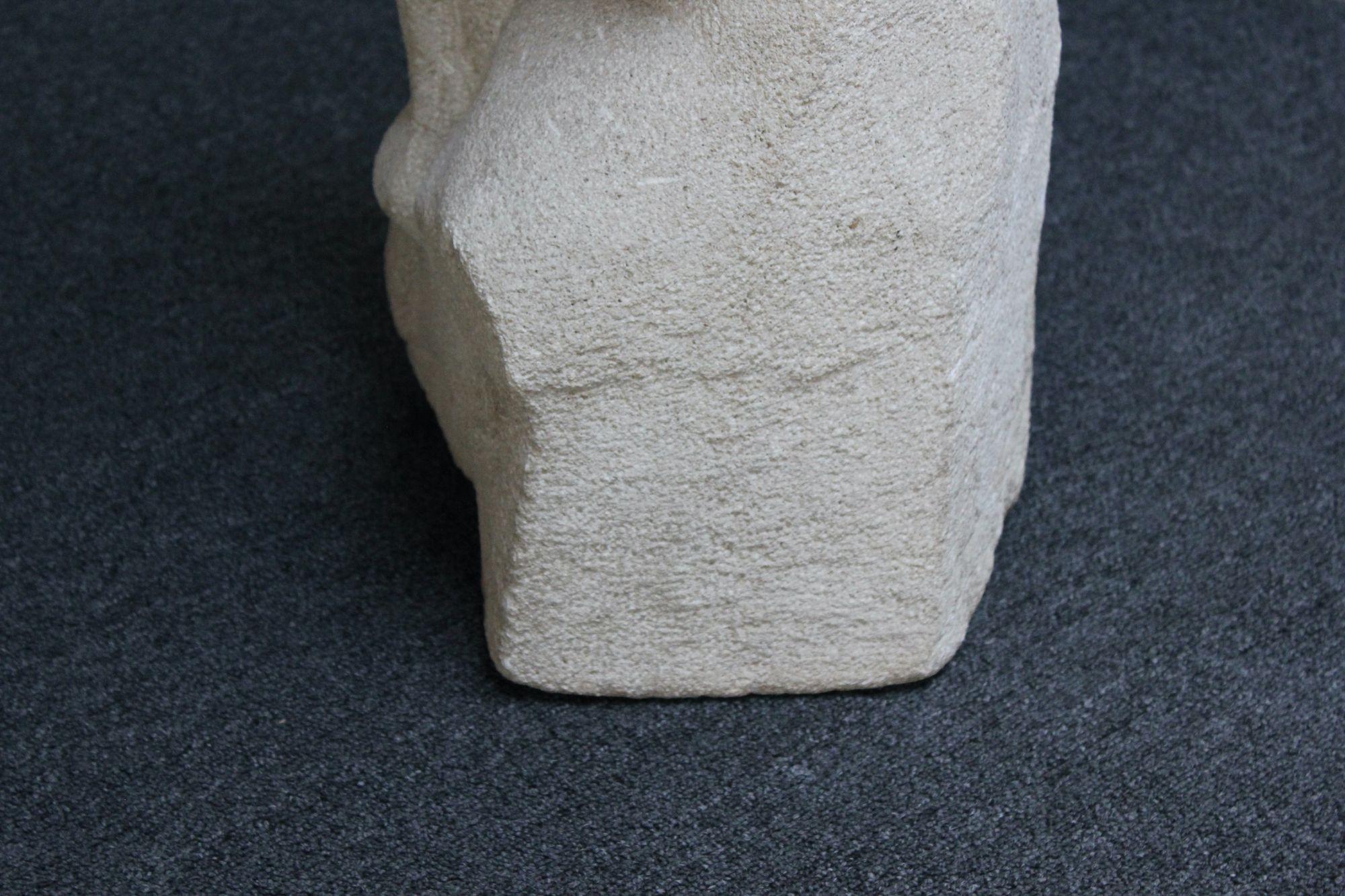 Honorio García Condoy Carved Stone Figurative Sculpture For Sale 10