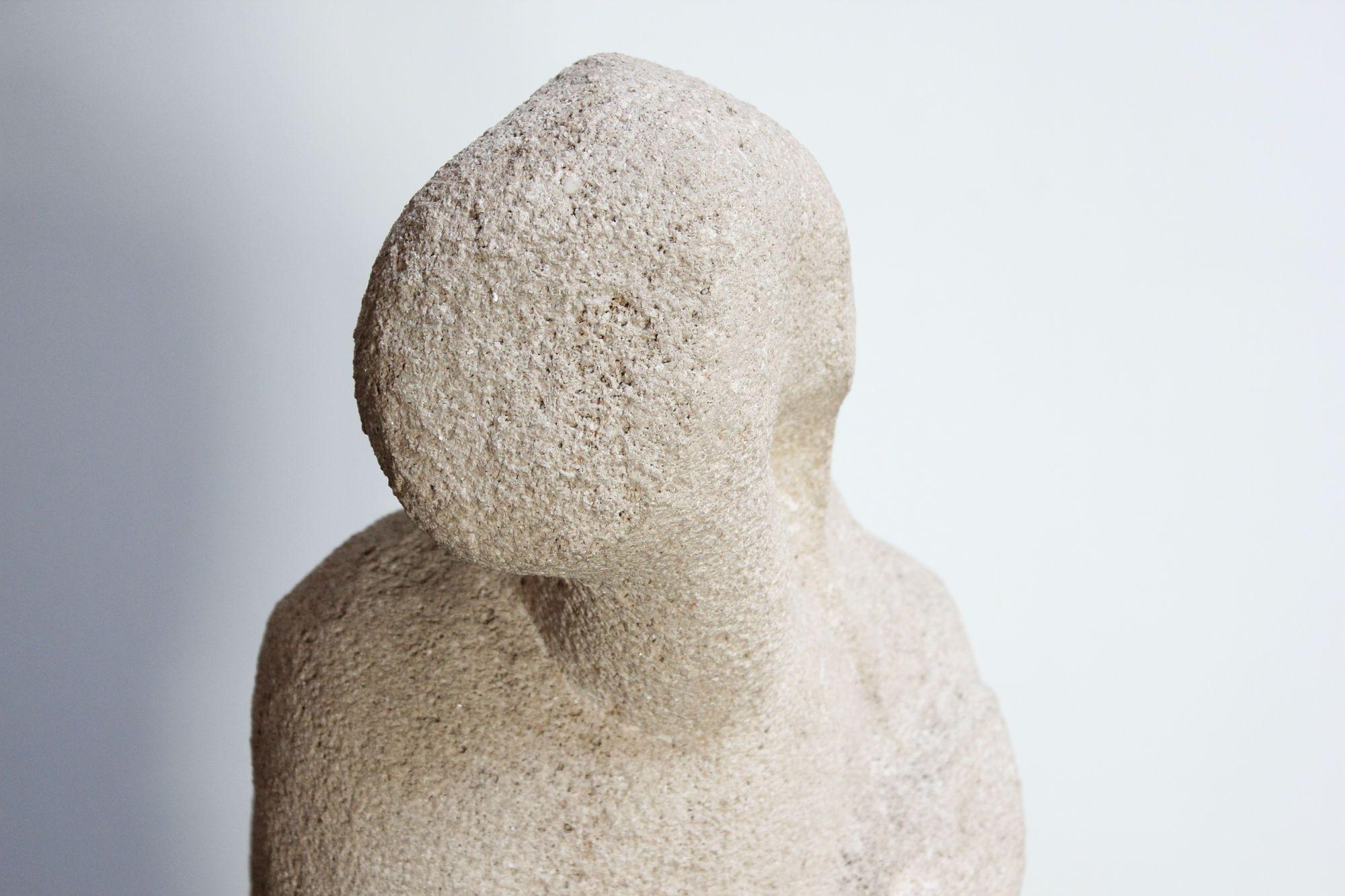 Honorio García Condoy Carved Stone Figurative Sculpture For Sale 3