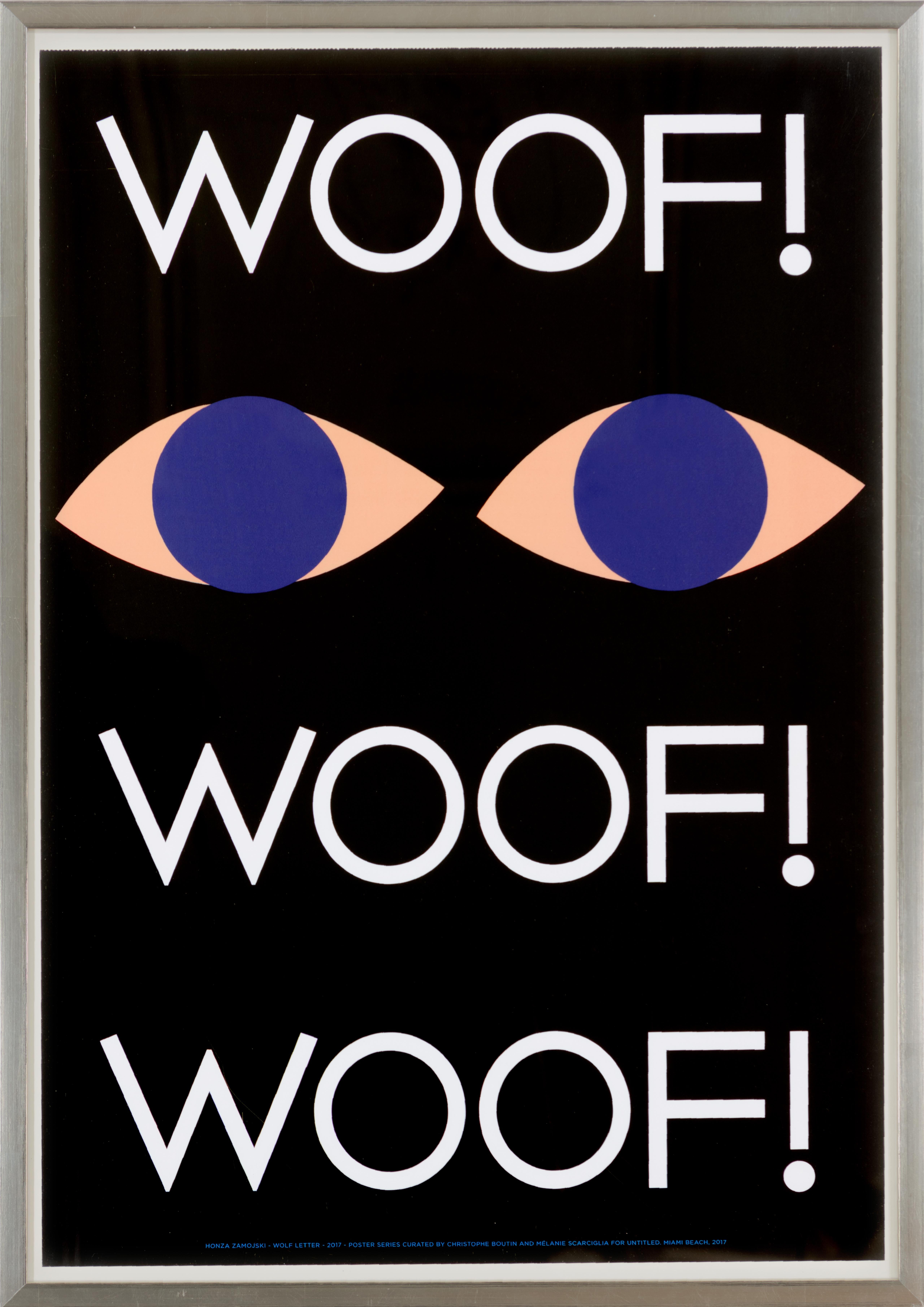 Honza Zamojski Print – Plakatserie 'Wolf Letter' kuratiert von Christophe Boutin und Mélanie Scarciglia