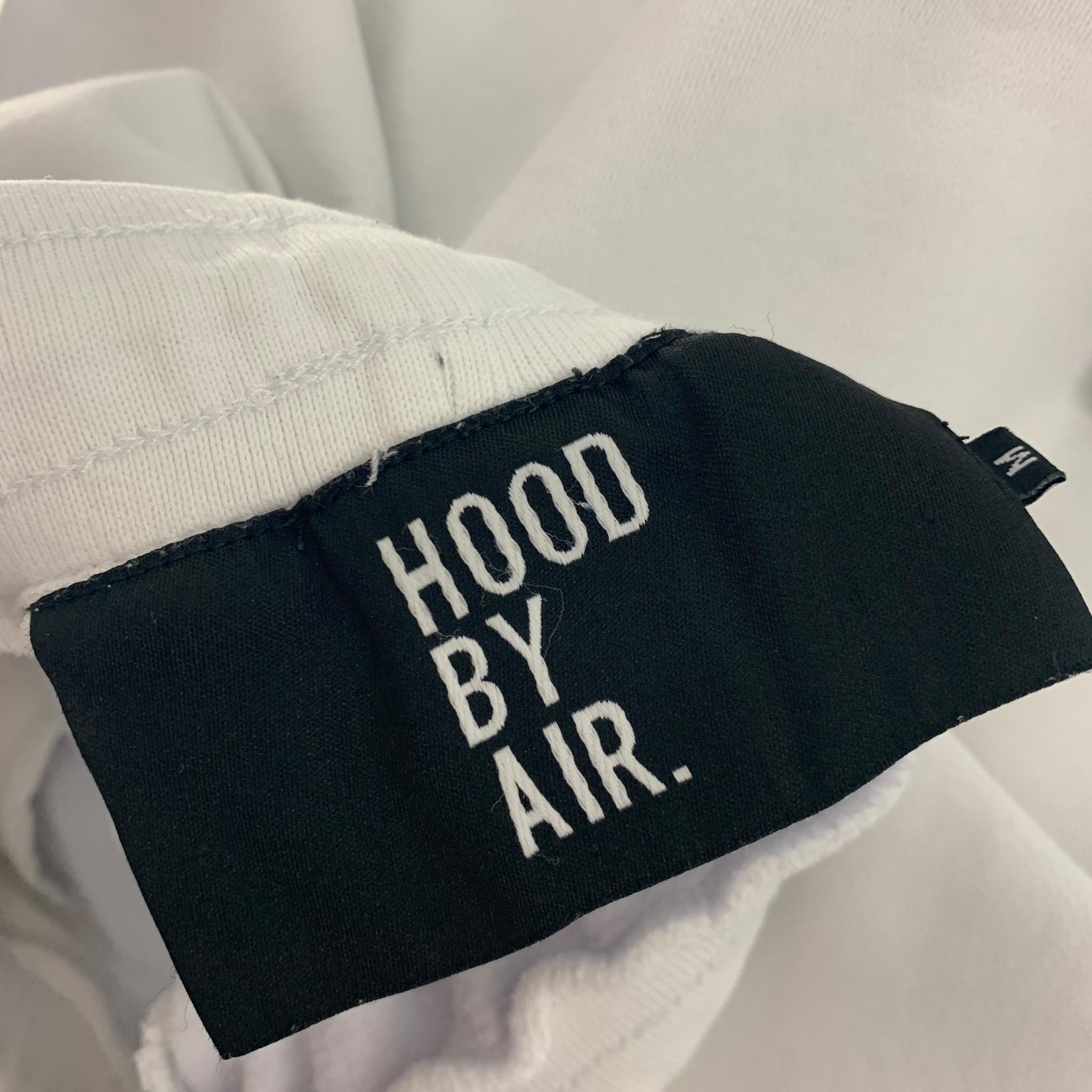 HOOD BY AIR Size M White Black Astronaut X Ray Print Cotton Sweatpants In Good Condition In San Francisco, CA