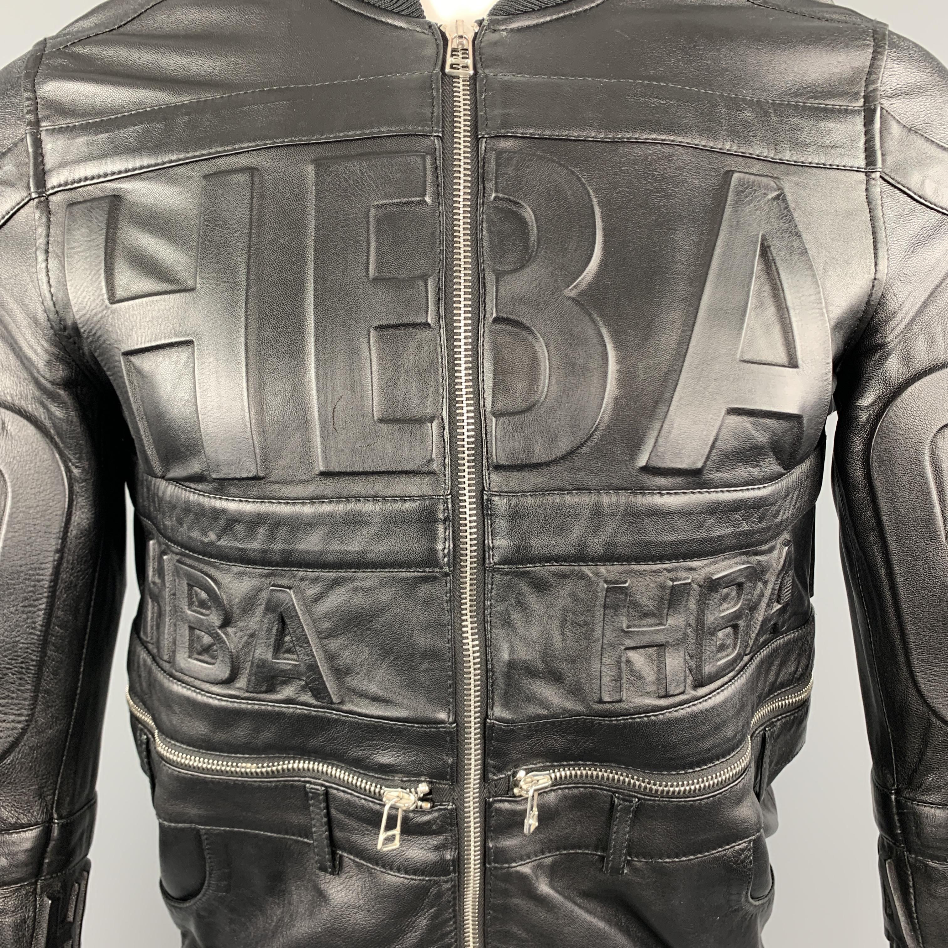 hood by air leather jacket