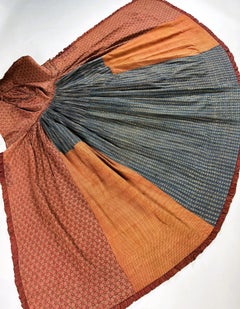 Hooded Cape in Printed Cotton or Polonaise Envelope - Provence, circa 1800–1820