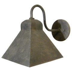 Hooded Exterior Iron Wall Mount