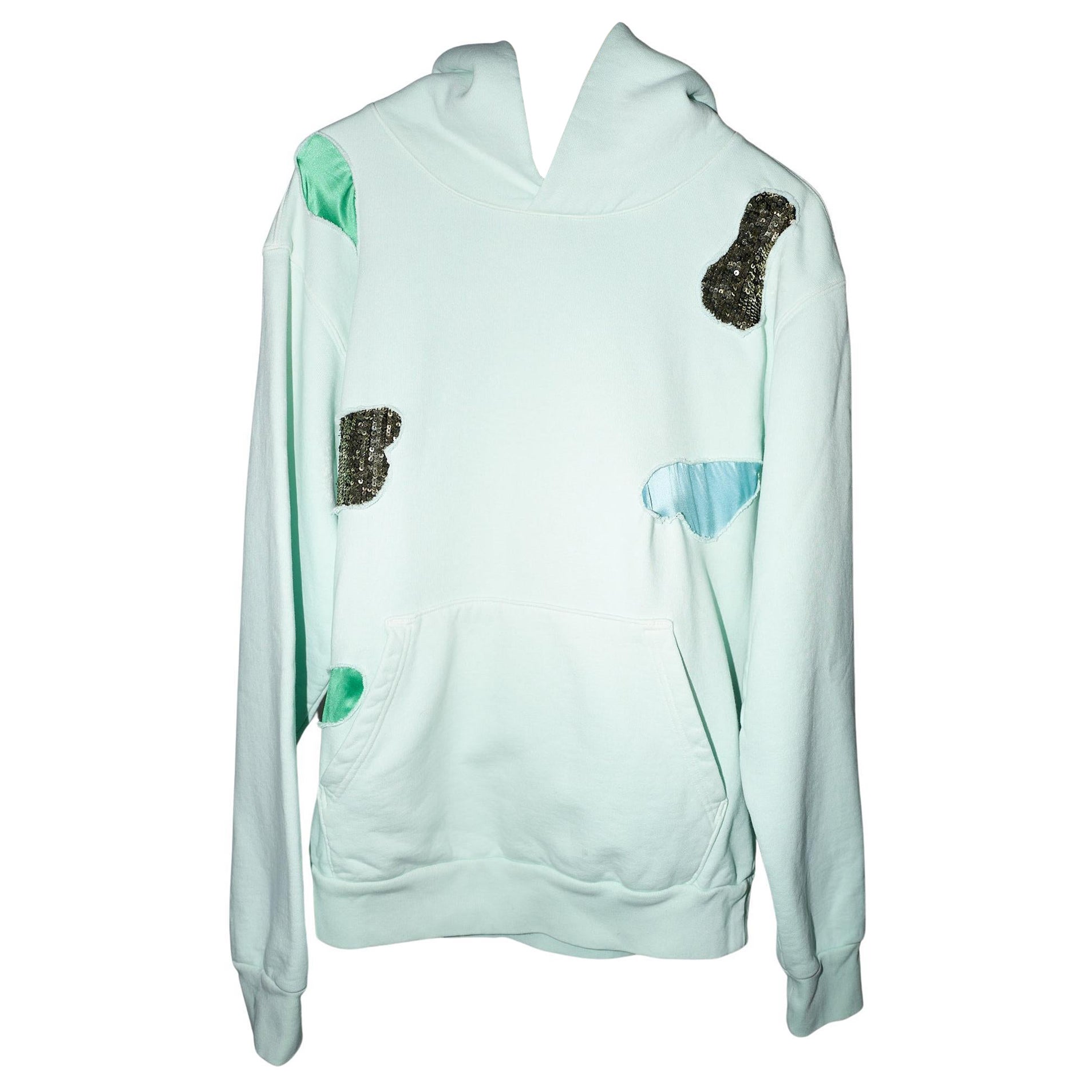 Brand: J Dauphin
Hoodie Organic Cotton Mint Green Patch Work J Dauphin

Available in Size Small, Medium or Large


The tees express a hybrid of easy-luxe and bourgeoisie jet-set look. Effortless and versatile, elegant and classy they bring an allure