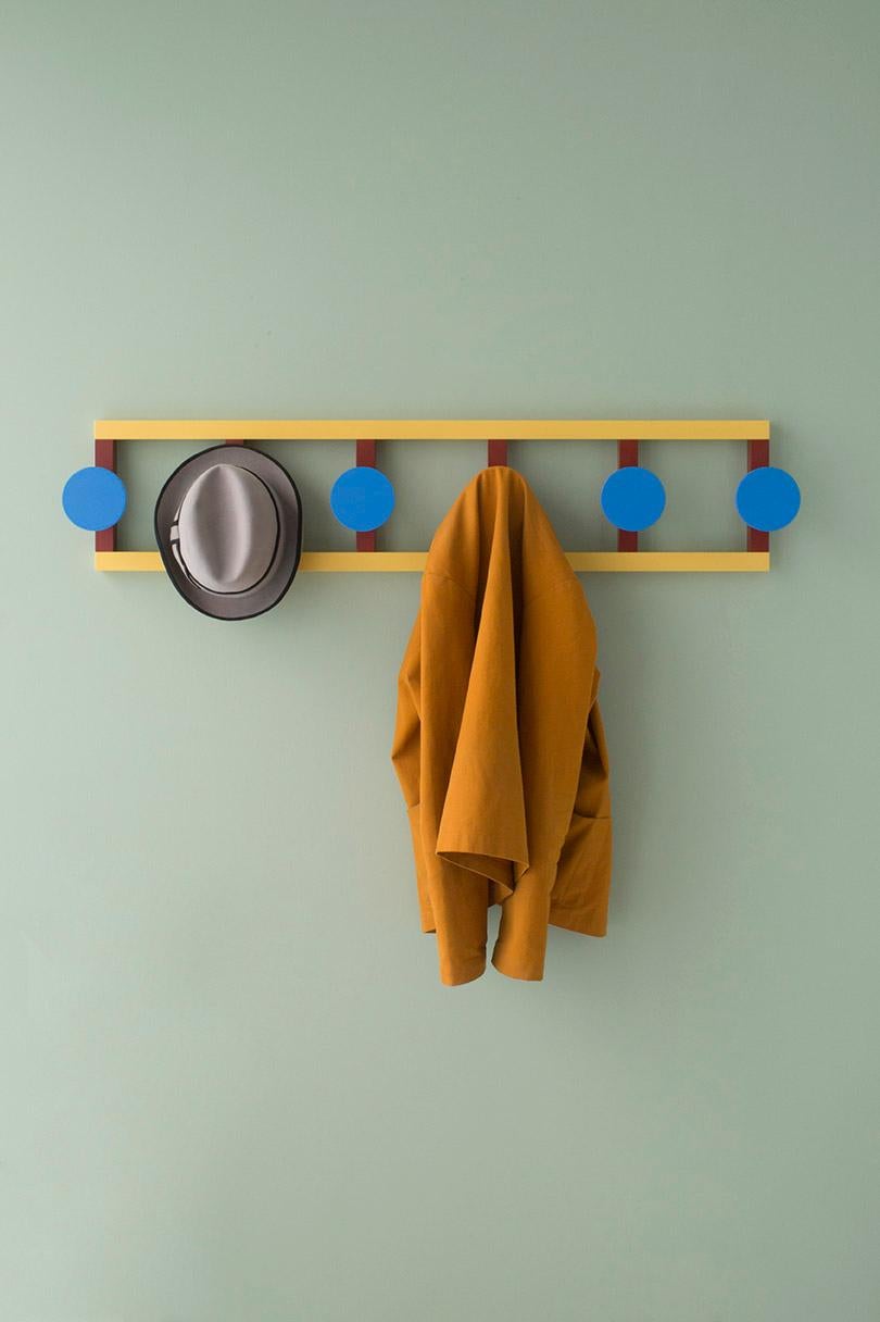 Art Deco Hook 6 Coat Rack by raawii For Sale