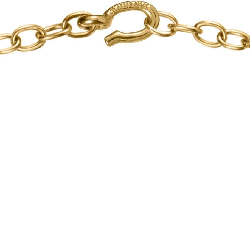 Delicate yet sturdy gold chain necklace. 

18k gold 
