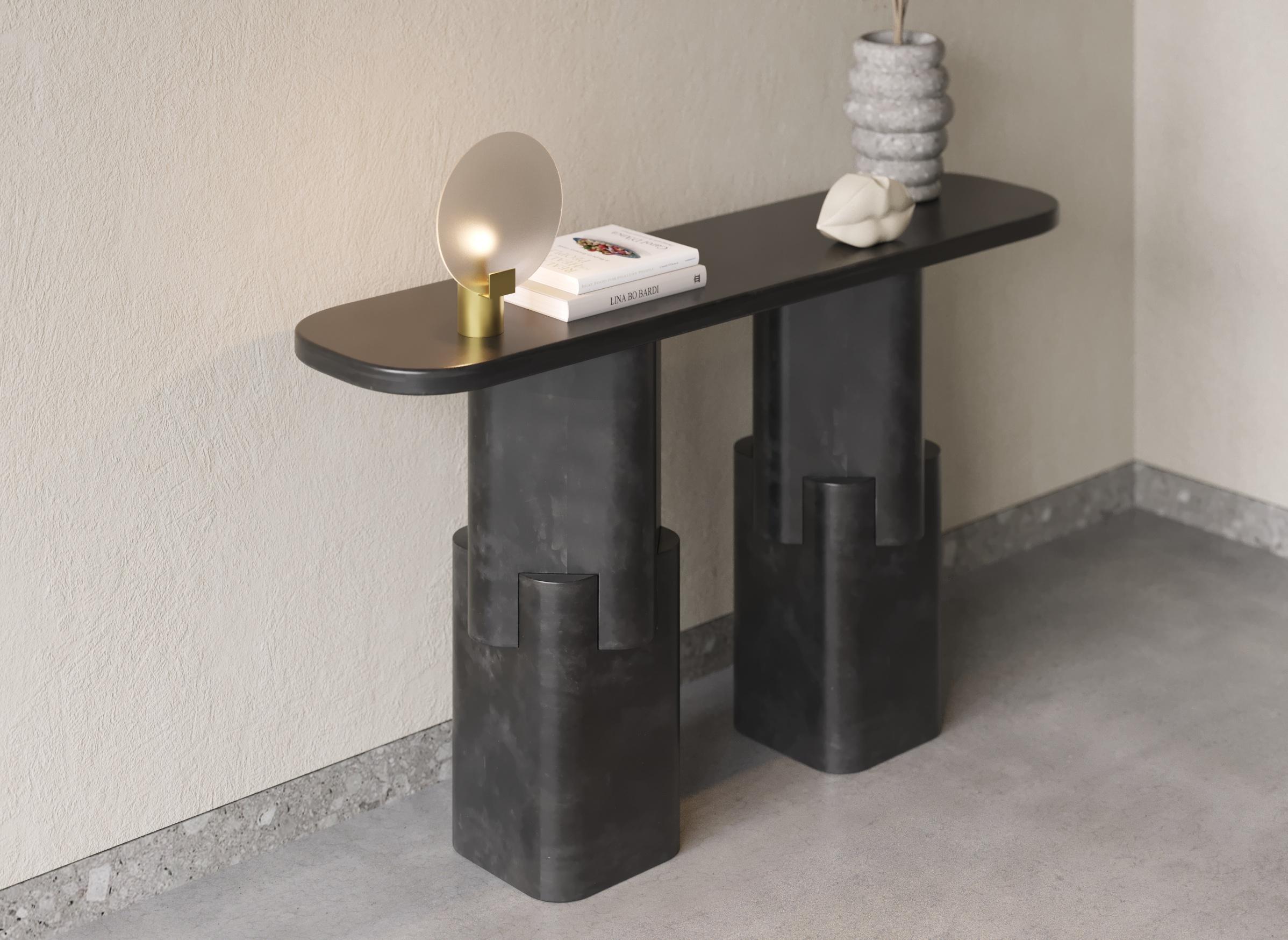 Turkish Hook Console Table by Hermhaus For Sale