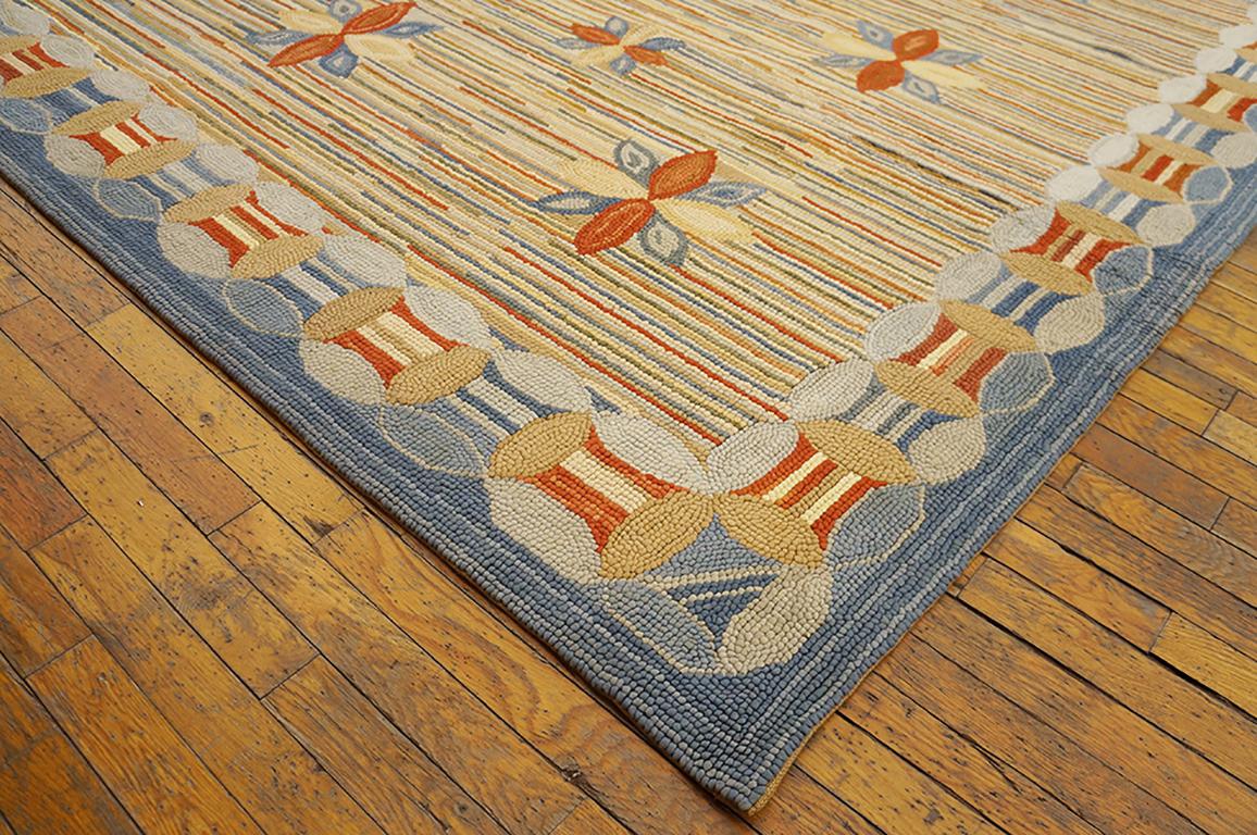 Chinese Contemporary Handmade Hooked Rug ( 10' x 10' - 305 x 305 cm ) For Sale
