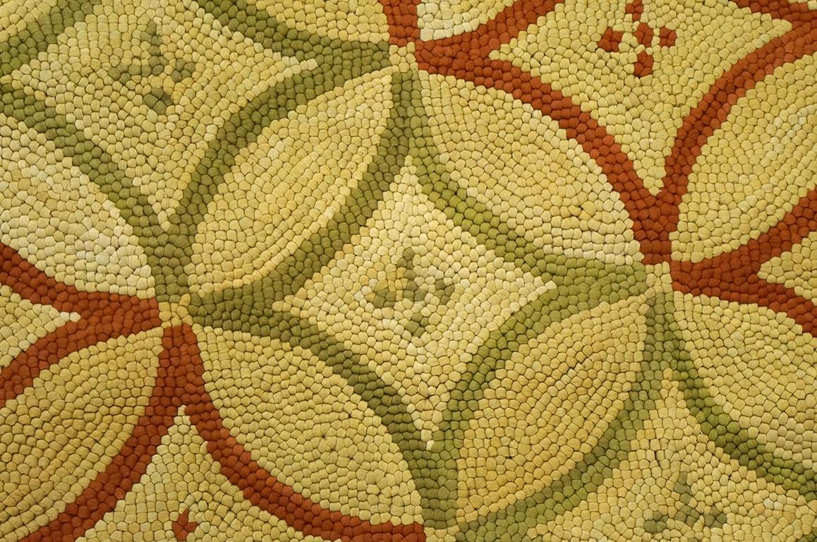 XXI secolo e contemporaneo Tappeto contemporaneo fatto a mano in cotone con ganci ( 10' x 14' - 305 x 427 cm ) in vendita