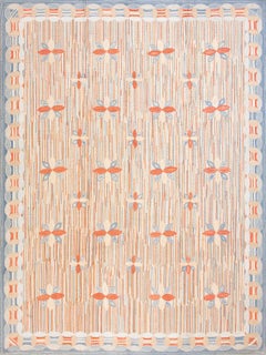 Contemporary Handmade Cotton Hooked Rug ( 10' x 14' - 305 x 427cm )