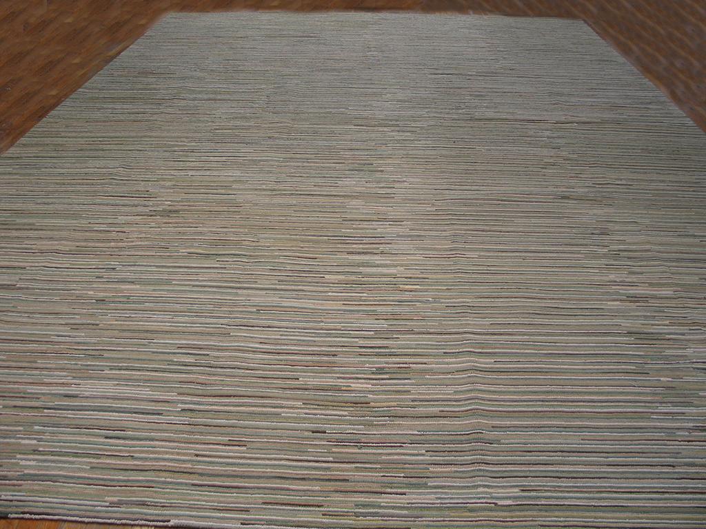 American hook rug. Measures: 6'0