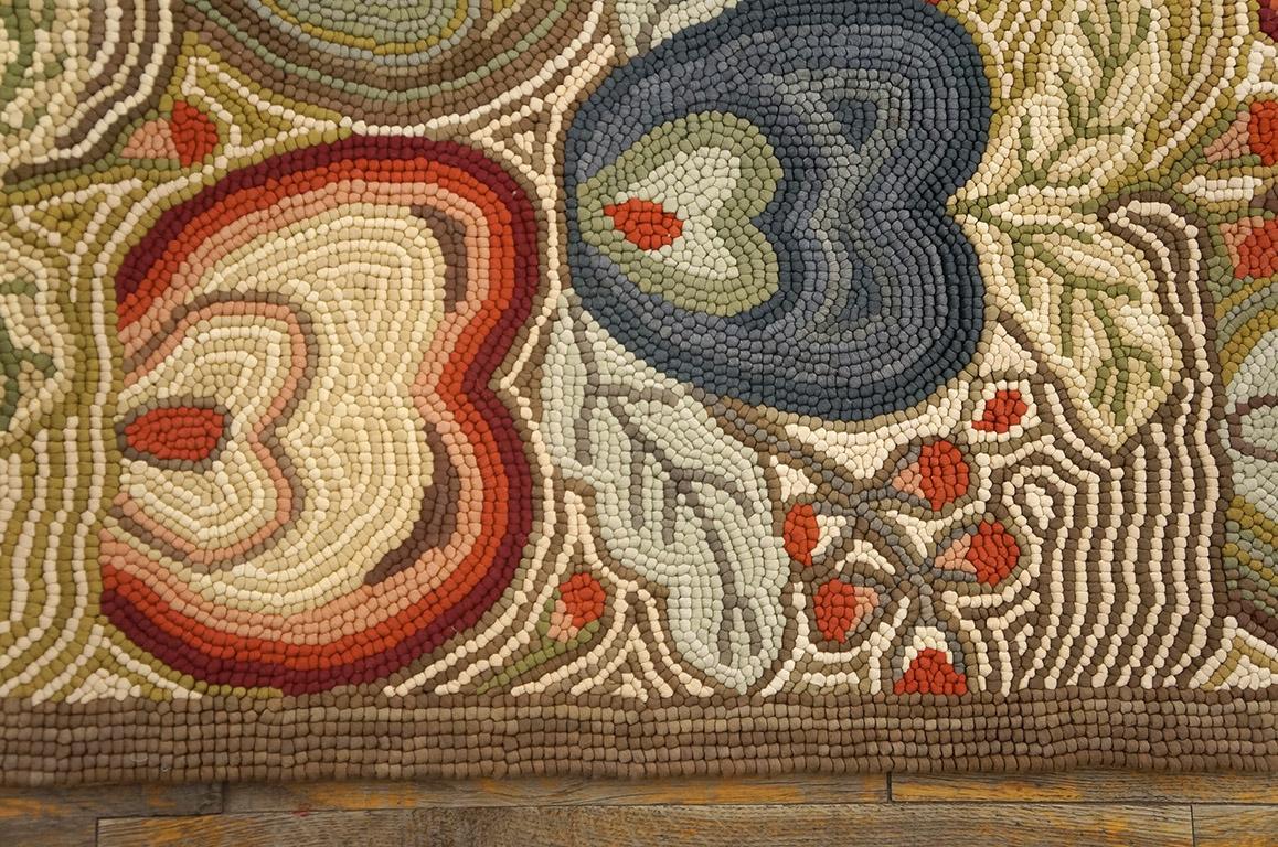 Tappeto contemporaneo tessuto a mano in cotone con ganci ( 6' x 9' - 183 x 274 cm ) In condizioni Nuovo in vendita a New York, NY
