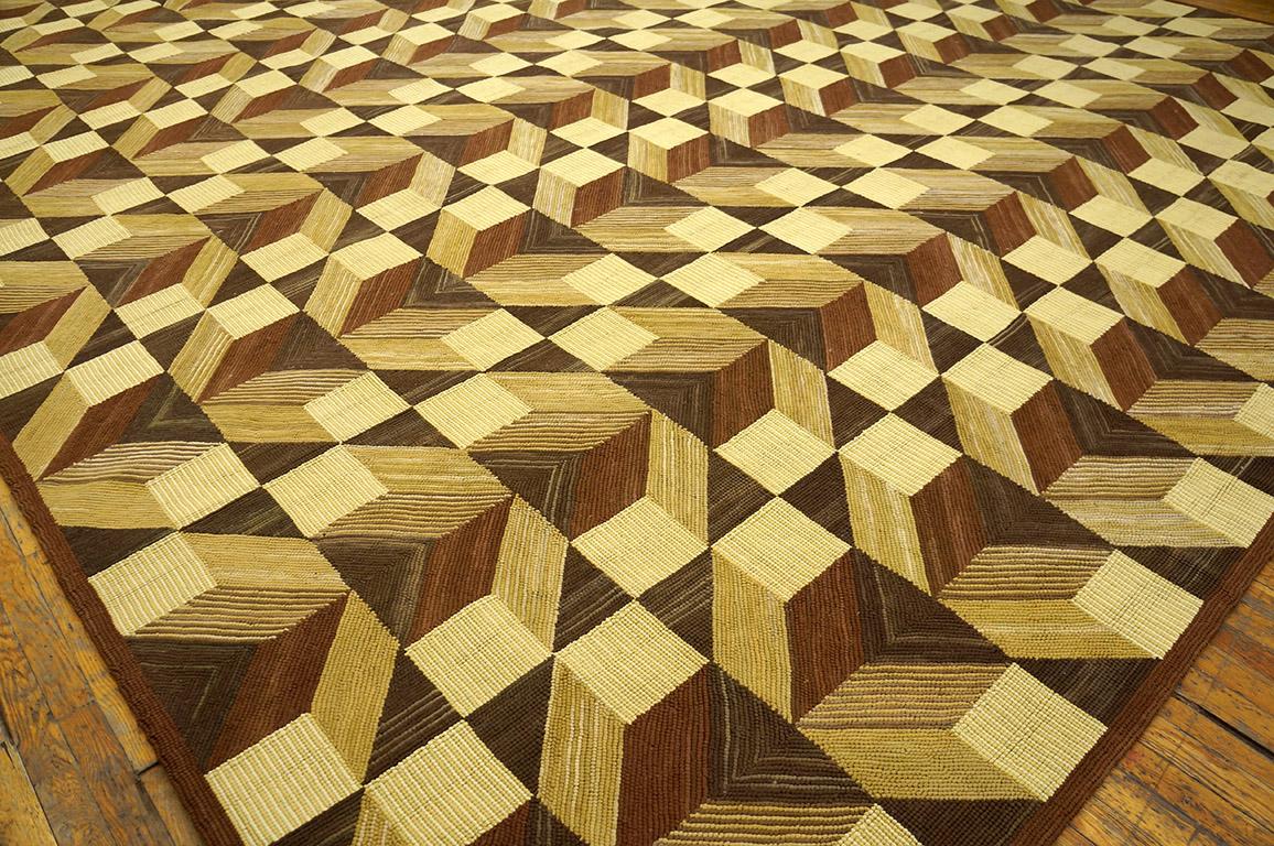 Tapis crocheté Contemporary (6' x 9' - 183 x 274 ) Neuf - En vente à New York, NY