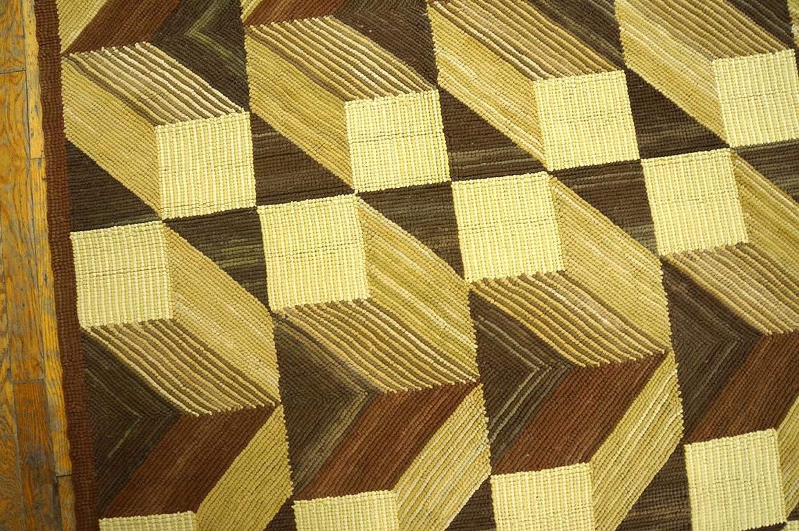 XXIe siècle et contemporain Tapis crocheté Contemporary (6' x 9' - 183 x 274 ) en vente