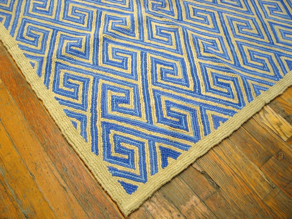 Contemporary American Hooked Rug (6' x 9' - 183x 274) For Sale 3