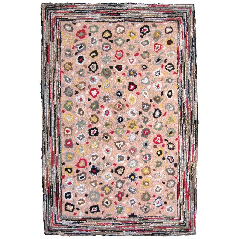 Hook Rug American Folk Art Antique Americana For Sale at 1stDibs ...