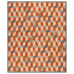 Tapis à capuche américain contemporain (9' x 12' - 274 x 365)