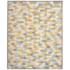 Contemporain  Tapis à capuche en coton 6' 0" x 9' 0" 