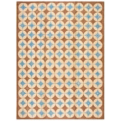 Contemporary Handmade Cotton Hooked Rug ( 10' x 14' - 305 x 427cm )