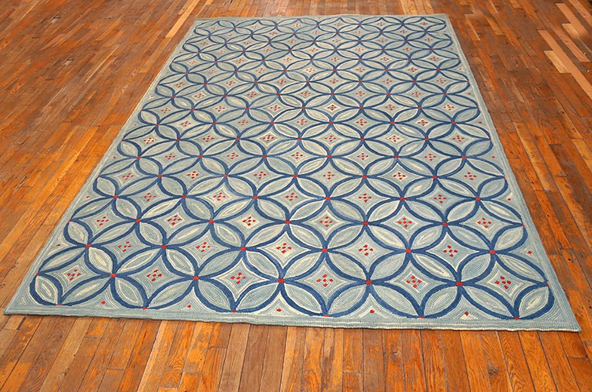 American hooked rug 6'0