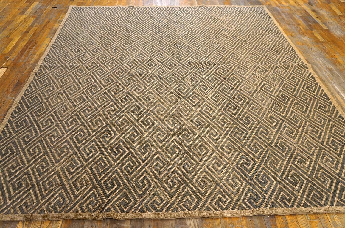 American Hooked rug. Measures: 6'0