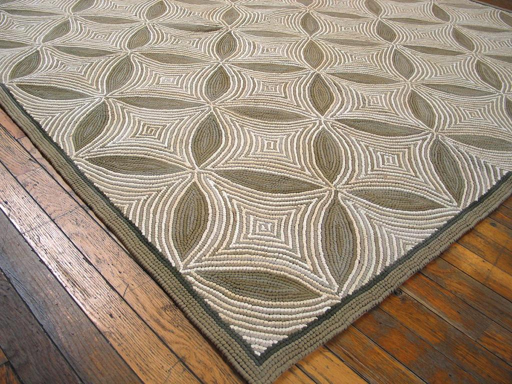 Hooked rug, size: 6'0